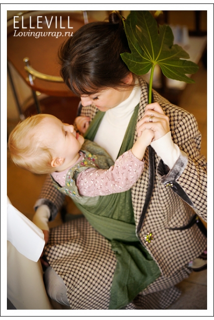 Слинг-шарф Ellevill Zara Leaf