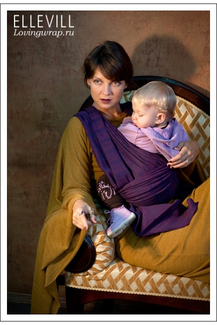 Слинг-шарф Ellevill Jade Plum