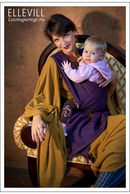 Слинг-шарф Ellevill Jade Plum
