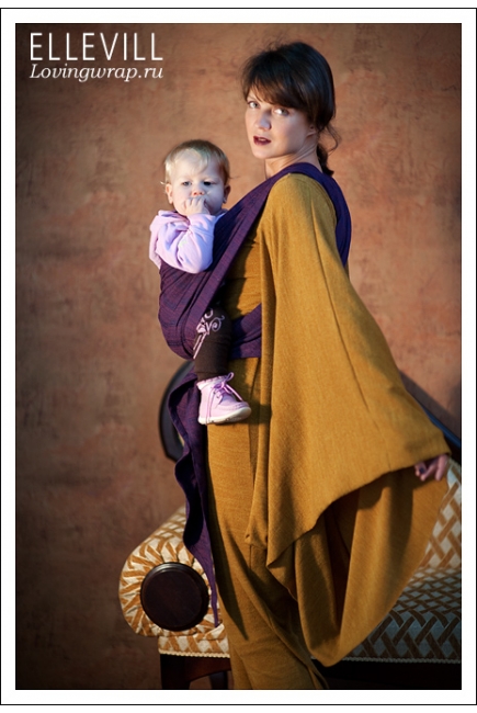 Слинг-шарф Ellevill Jade Plum