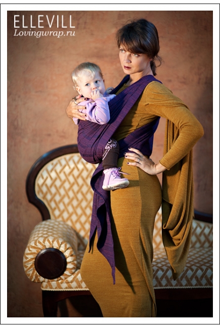 Слинг-шарф Ellevill Jade Plum