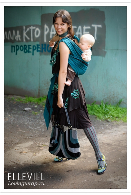 Слинг-шарф Ellevill Karma Teal