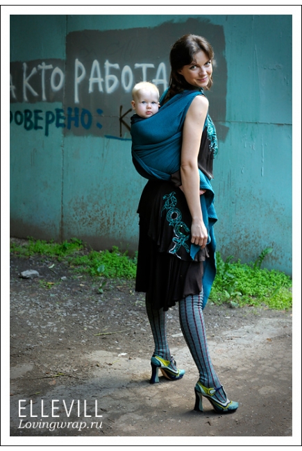 Слинг-шарф Ellevill Karma Teal