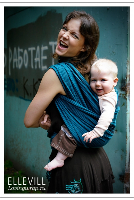 Слинг-шарф Ellevill Karma Teal