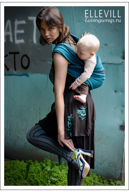 Слинг-шарф Ellevill Karma Teal