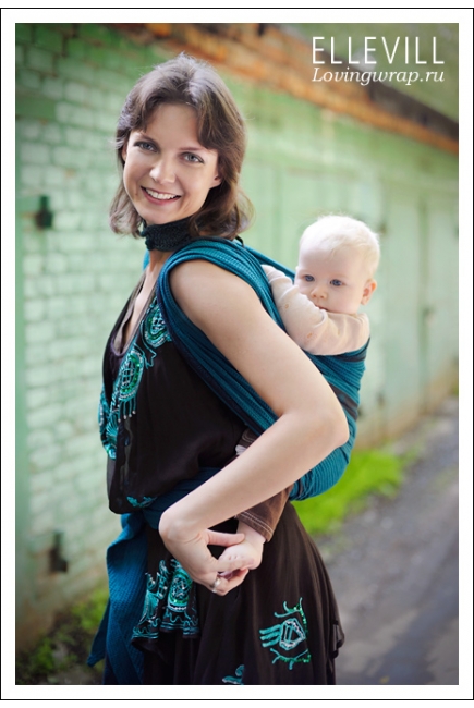 Слинг-шарф Ellevill Karma Teal