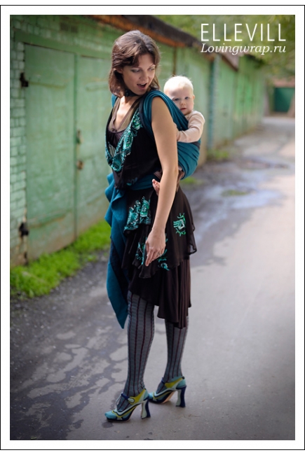 Слинг-шарф Ellevill Karma Teal