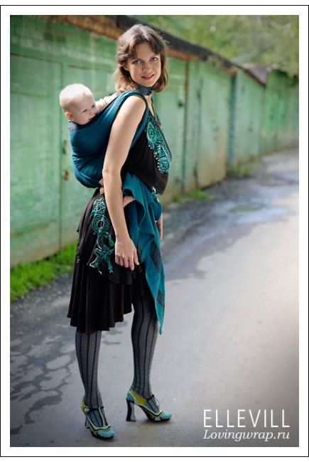 Слинг-шарф Ellevill Karma Teal