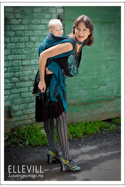 Слинг-шарф Ellevill Karma Teal