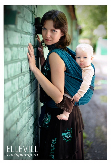 Слинг-шарф Ellevill Karma Teal
