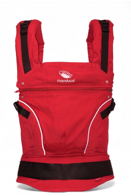 Эрго-рюкзак Manduca PureCotton, Chili Red (красный)