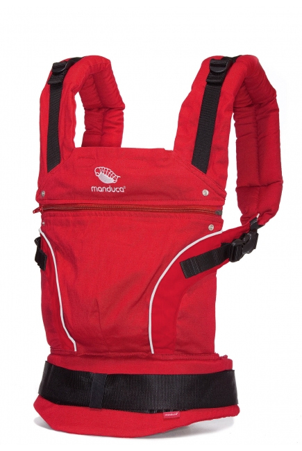 Эрго-рюкзак Manduca PureCotton, Chili Red (красный)