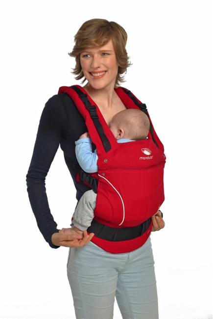 Эрго-рюкзак Manduca PureCotton, Chili Red (красный)