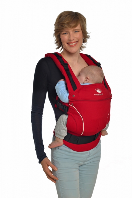 Эрго-рюкзак Manduca PureCotton, Chili Red (красный)