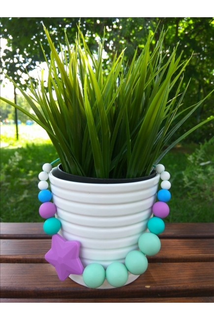 Слингобусы Аврора, мятно-фиолетовые