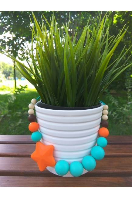 Слингобусы Аврора, оранжево-бирюзовые