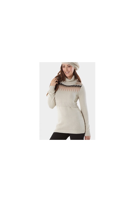 Свитер для кормящих Fair Isle, песочный