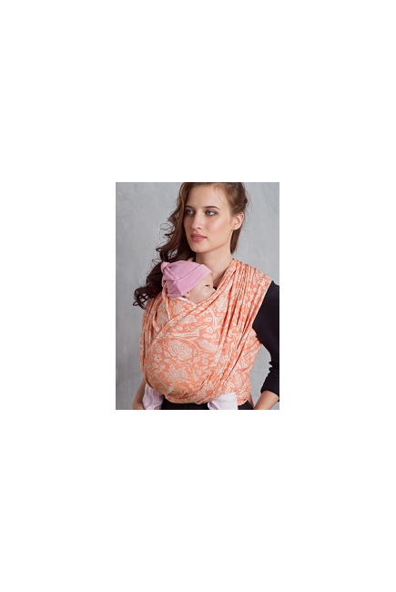 Слинг-шарф Diva Milano cо льном, Rose Arancio Слинг-шарф Diva Milano cо льном, Rose Arancio