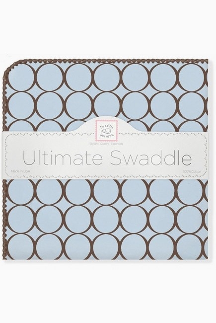 Фланелевая пеленка для новорожденного SwaddleDesigns Blue w/BR Mod C Фланелевая пеленка для новорожденного SwaddleDesigns Blue w/BR Mod C