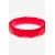 Молочный браслет из пищевого силикона, красный