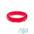Молочный браслет из пищевого силикона, красный