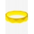 Молочный браслет из пищевого силикона, желтый
