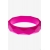 Молочный браслет из пищевого силикона, фуксия