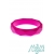 Молочный браслет из пищевого силикона, фуксия