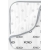 Муслиновое одеяло SwaddleDesigns, Black XOXO Муслиновое одеяло SwaddleDesigns, Black XOXO