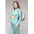 Костюм из капитония для кормящих и беременных, зеленый меланж