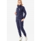 Костюм для беременных и кормящих из футера Sandra, синий
