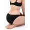 Трусы для беременных и после родов Angelika из микрофибры, черные