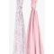 Пеленки муслиновые для новорожденных Bébé au Lait большие набор 2, Rose Quartz/Petal