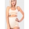 Бандаж трусы послеродовой высокий с косточками, бежевый