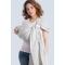 Переноска для детей - Слинг с кольцами Баюшка однослойный нешарфовый, Linen белый