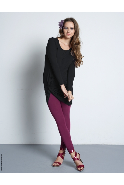 Туника для кормления Mothers en Vogue "Sol-Luna", цвет черный