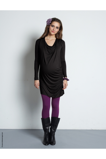 Туника для кормления Mothers en Vogue "Vesta Maxi", цвет черный