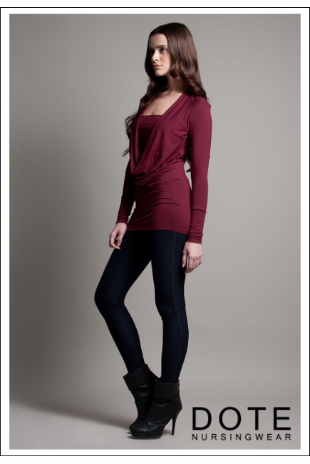 Топ для кормления DOTE "Blake", цвет бургунди