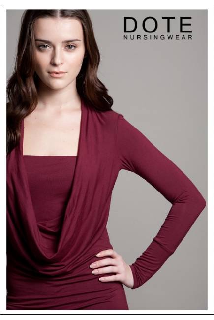 Топ для кормления DOTE "Blake", цвет бургунди