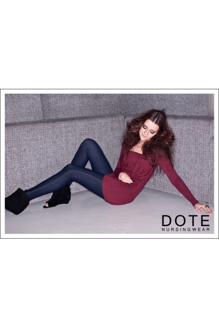 Топ для кормления DOTE "Blake", цвет бургунди