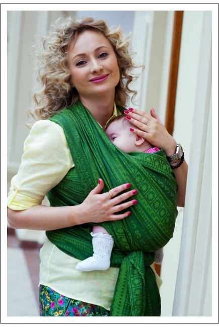 Слинг-шарф Ellevill Caelum Green с шелком