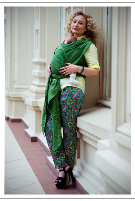 Слинг-шарф Ellevill Caelum Green с шелком