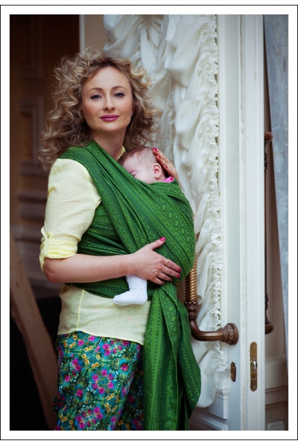 Слинг-шарф Ellevill Caelum Green с шелком