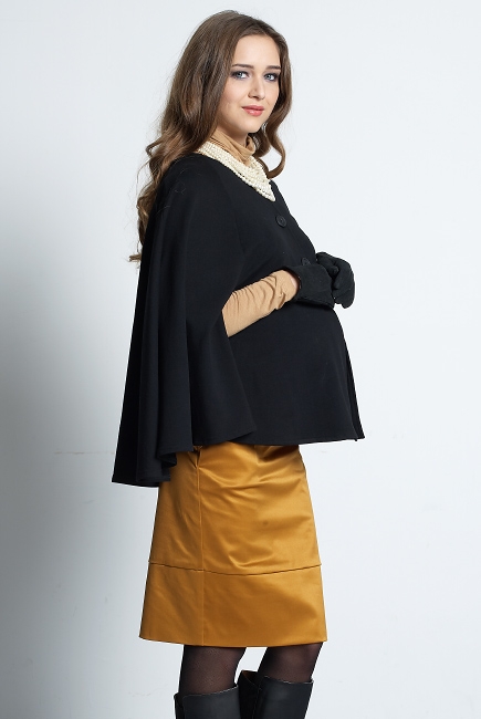 Классическая накидка для беременных и кормящих Mothers en Vogue, черный