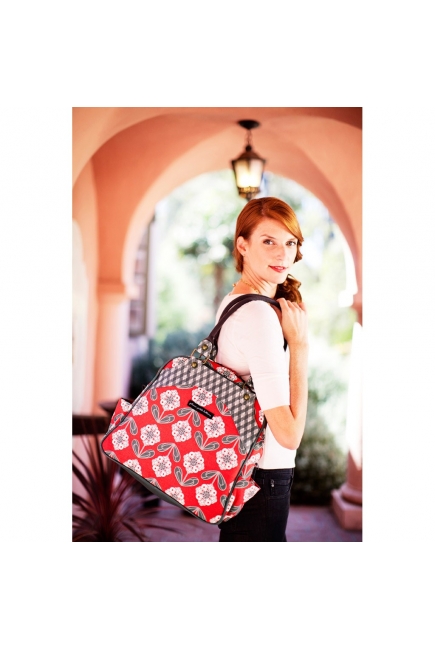 Petunia Sashay Satchel: Delightful Dahlia