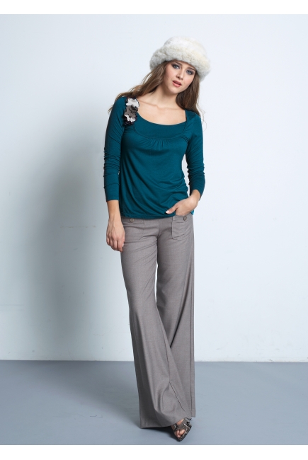 Топ для кормления Mothers en Vogue "Florica", морская волна