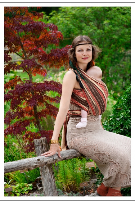 Слинг-шарф Ellevill Zara Tricolor Indian