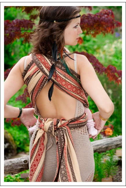 Слинг-шарф Ellevill Zara Tricolor Indian