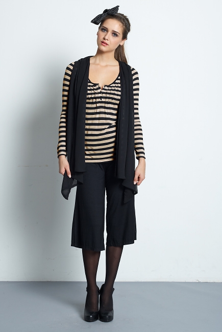 Топ для кормления Mothers en Vogue "Infinity Scarf", в полоску