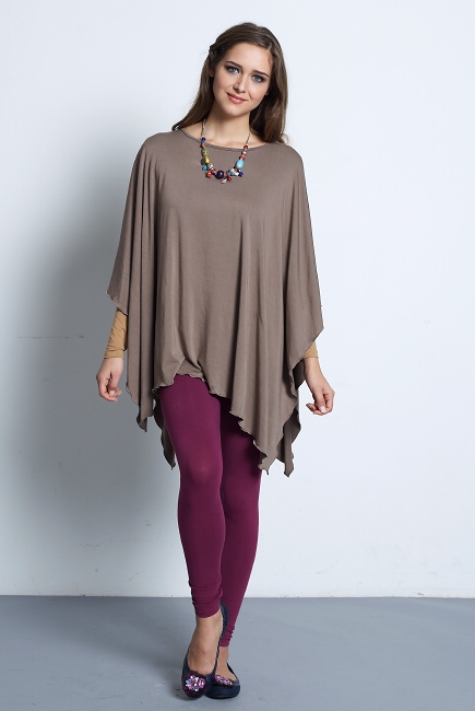 Пончо для беременных и кормящих Mothers en Vogue "Jersey Poncho", серый